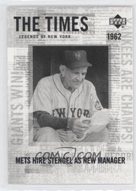 2001 Upper Deck Legends of New York - [Base] #192 - The Times - Casey Stengel