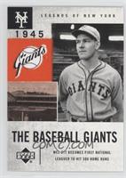 The Baseball Giants - Mel Ott