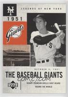 The Baseball Giants - Bobby Thomson