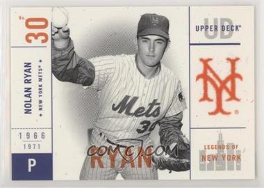 2001 Upper Deck Legends of New York - [Base] #73 - Nolan Ryan