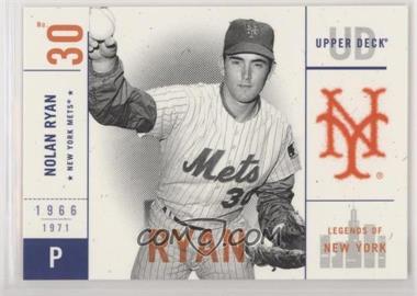 2001 Upper Deck Legends of New York - [Base] #73 - Nolan Ryan