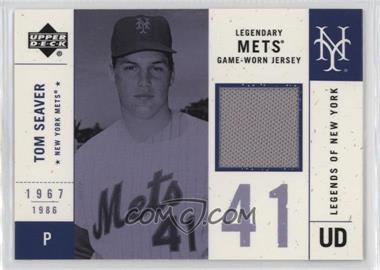 2001 Upper Deck Legends of New York - Mets Legendary Game-Worn Jersey #LMJ-TS - Tom Seaver