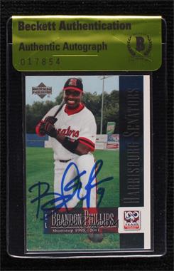 2001 Upper Deck Minor League Baseball Centennial - [Base] #68 - Brandon Phillips [BAS Authentic]