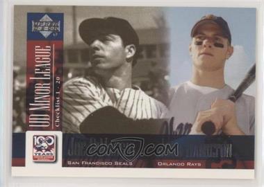 2001 Upper Deck Minor League Baseball Centennial - [Base] #96 - Joe DiMaggio, Josh Hamilton [EX to NM]