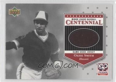 2001 Upper Deck Minor League Baseball Centennial - Game-Used Jerseys #J-OS - Ozzie Smith