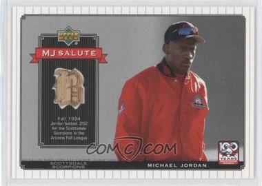 2001 Upper Deck Minor League Baseball Centennial - MJ Salute Bat #MJ-B11 - Michael Jordan