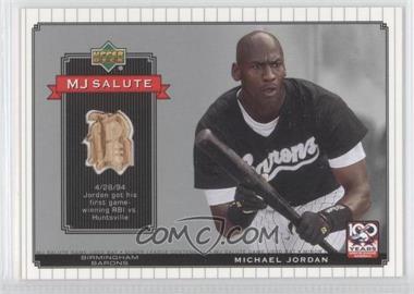 2001 Upper Deck Minor League Baseball Centennial - MJ Salute Bat #MJ-B5 - Michael Jordan