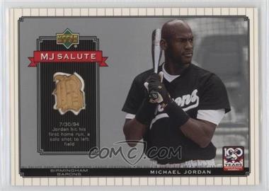 2001 Upper Deck Minor League Baseball Centennial - MJ Salute Bat #MJ-B6 - Michael Jordan