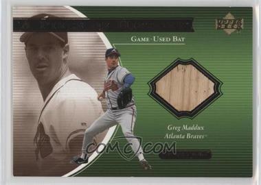 2001 Upper Deck Ovation - A Piece of History Bats #GM - Greg Maddux