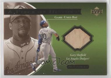 2001 Upper Deck Ovation - A Piece of History Bats #GS - Gary Sheffield