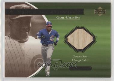 2001 Upper Deck Ovation - A Piece of History Bats #SS - Sammy Sosa