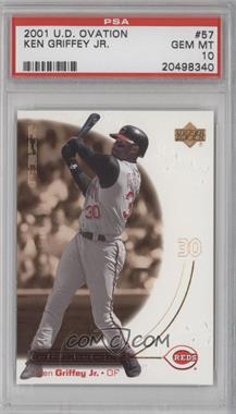 2001 Upper Deck Ovation - [Base] #57 - Ken Griffey Jr. [PSA 10 GEM MT]