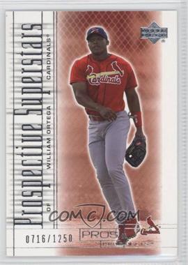 2001 Upper Deck Pros & Prospects - [Base] #120 - William Ortega /1250