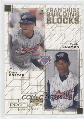 2001 Upper Deck Pros & Prospects - Franchise Building Blocks #F1 - Darin Erstad, Elpidio Guzman