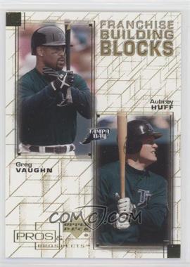 2001 Upper Deck Pros & Prospects - Franchise Building Blocks #F4 - Greg Vaughn, Aubrey Huff