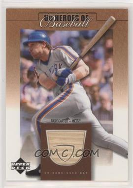 2001 Upper Deck Prospect Premieres - Heroes of Baseball Game-Used Bats #B-GC - Gary Carter