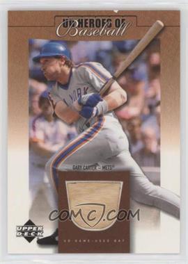 2001 Upper Deck Prospect Premieres - Heroes of Baseball Game-Used Bats #B-GC - Gary Carter