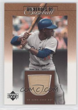 2001 Upper Deck Prospect Premieres - Heroes of Baseball Game-Used Bats #B-MM - Manny Mota