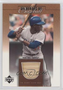 2001 Upper Deck Prospect Premieres - Heroes of Baseball Game-Used Bats #B-MM - Manny Mota