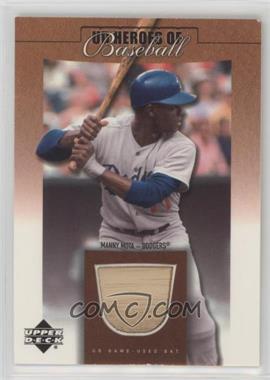 2001 Upper Deck Prospect Premieres - Heroes of Baseball Game-Used Bats #B-MM - Manny Mota [EX to NM]