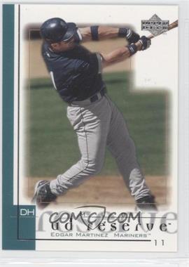 2001 Upper Deck Reserve - [Base] #29 - Edgar Martinez