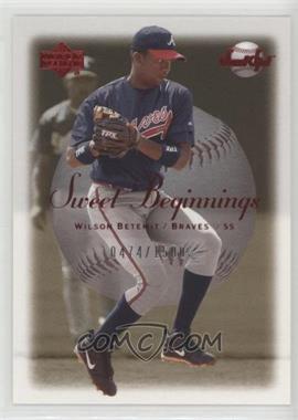 2001 Upper Deck Sweet Spot - [Base] #123 - Wilson Betemit /1500