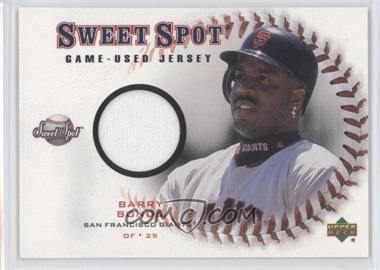 2001 Upper Deck Sweet Spot - Game-Used Jerseys #J-BB - Barry Bonds
