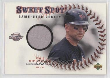 2001 Upper Deck Sweet Spot - Game-Used Jerseys #J-CR - Cal Ripken Jr.