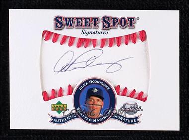 2001 Upper Deck Sweet Spot - Signatures #S-AR - Alex Rodriguez