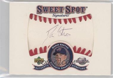 2001 Upper Deck Sweet Spot - Signatures #S-DE - Darin Erstad