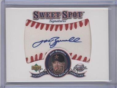 2001 Upper Deck Sweet Spot - Signatures #S-JB - Jeff Bagwell