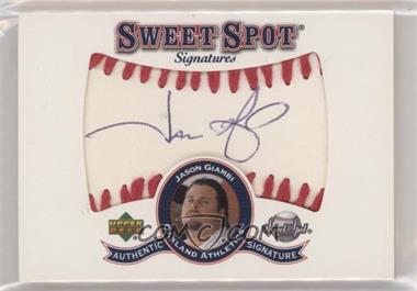 2001 Upper Deck Sweet Spot - Signatures #S-JG - Jason Giambi