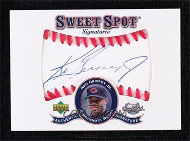 2001 Upper Deck Sweet Spot - Signatures #S-KG - Ken Griffey Jr.
