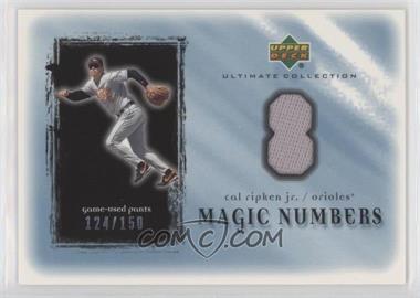 2001 Upper Deck Ultimate Collection - Magic Numbers Jerseys #MN-CR - Cal Ripken Jr. /150