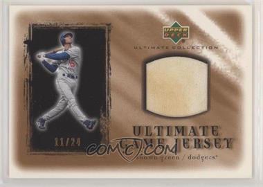 2001 Upper Deck Ultimate Collection - Ultimate Game Jerseys - Copper #U-SG - Shawn Green /24