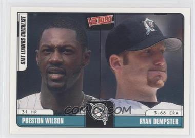 2001 Upper Deck Victory - [Base] #440 - Preston Wilson, Ryan Dempster