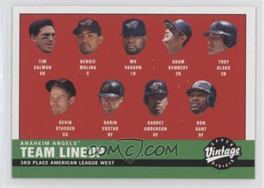 2001 Upper Deck Vintage - [Base] #11 - 2000 Angels Lineup