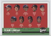 2000 Braves Lineup