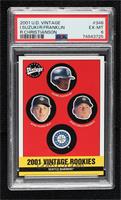 Mariners Rookies (Ichiro Suzuki, Ryan Franklin, Ryan Christenson) [PSA 6&n…