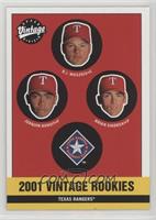 Rangers Rookies (Joaquin Benoit, B.J. Waszgis, Brian Sikorski)