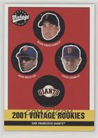 Giants Rookies (Ryan Vogelsong, Juan Melo, Chad Zerbe)