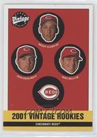 Reds Rookies (Brady Clark, Mike Bell, John Riedling)