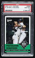 Postseason Scrapbook (Derek Jeter, Jose Vizcaino) [PSA 10 GEM MT]