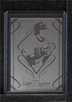 Metal Short Print - Hideki Matsui (Silver)