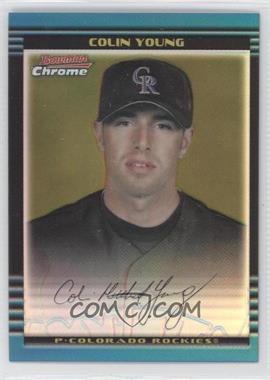 2002 Bowman Chrome - [Base] - Gold Refractor #291 - Colin Young /50