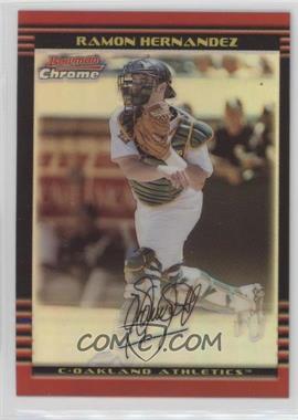 2002 Bowman Chrome - [Base] - Refractor #13 - Ramon Hernandez /500