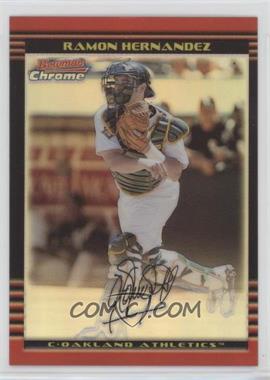 2002 Bowman Chrome - [Base] - Refractor #13 - Ramon Hernandez /500