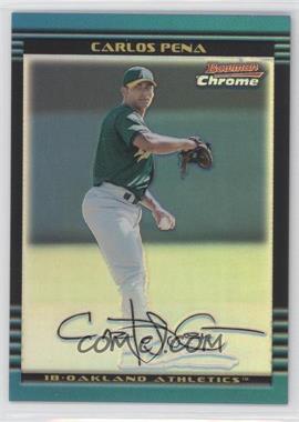 2002 Bowman Chrome - [Base] - Refractor #285 - Carlos Pena /500