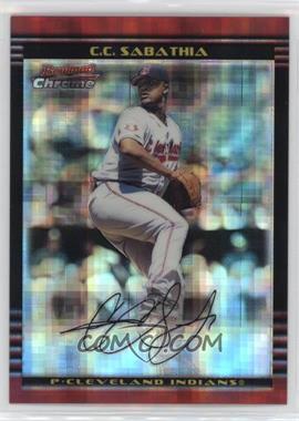 2002 Bowman Chrome - [Base] - X-Fractor #10 - CC Sabathia /250