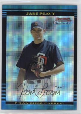 2002 Bowman Chrome - [Base] - X-Fractor #358 - Jake Peavy /250